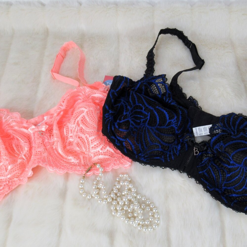Lot of 2 Bestform 32/34 Underwire Bras